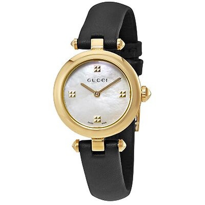 Gucci G-Gucci Mother of Pearl Diamond Dial Ladies Watch YA125513 ...