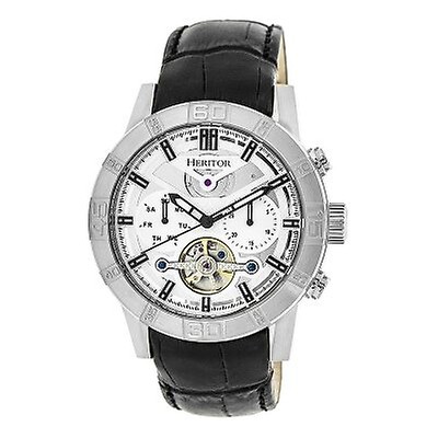 Heritor Hudson Automatic Black Dial Men's Watch HR7502 HR7502 - Watches ...