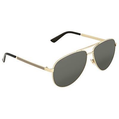 gucci yellow aviator sunglasses