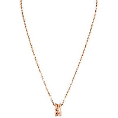 Bvlgari B Zero1 18k Rose And White Gold Necklace Jewelry Ladies Jewelry Jomashop