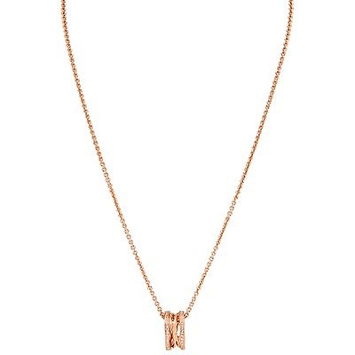 Bvlgari B Zero1 18k Rose And White Gold Necklace Jewelry Ladies Jewelry Jomashop