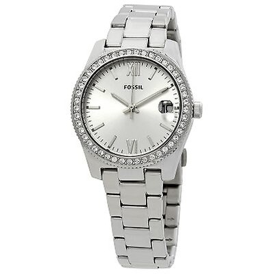 Fossil Glitz White Dial Stainless Steel Ladies Watch ES2362 ES2362 ...