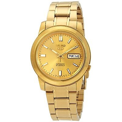 Seiko 5 Automatic Gold-tone Men's Watch SNKK52 SNKK52 029665155016 ...