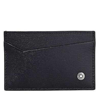 Montblanc Meisterstuck Selection Black Leather Pocket Credit Card ...