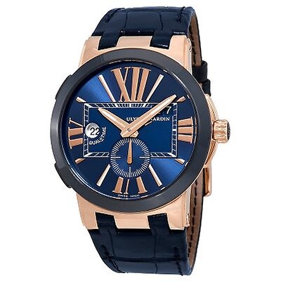 Ulysse Nardin Marine Chronometer Automatic Men's Watch 1183-126-3-43 ...