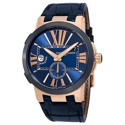 Ulysse Nardin Executive Dual Time Automatic Men's Watch 243-00-43 243 ...