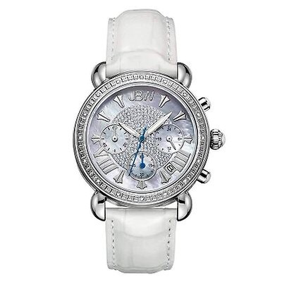 Michele Extreme Butterfly Diamond White Dial Stainless Steel Ladies ...