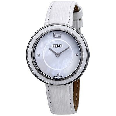 Fendi Crazy Carats Silver Dial Ladies Diamond Watch 