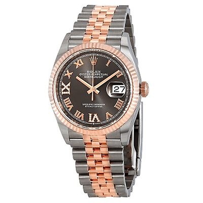 rolex datejust 36 black dial jubilee