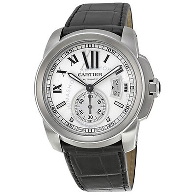 Cartier Calibre de Cartier Steel Automatic Men's Watch W7100041 ...