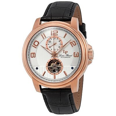 Gevril Mulberry Open Heart Automatic Silver Dial Men's Watch 9602 9602 ...