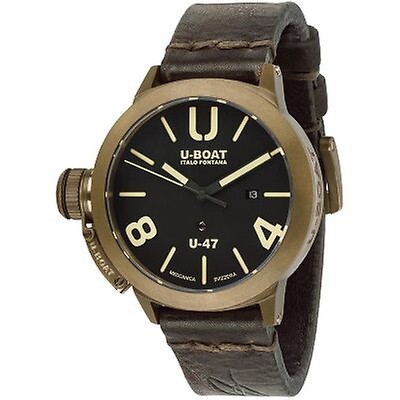 U-Boat Classico CAS Automatic Chronograph Brown Leather Men's Watch ...