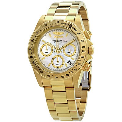 Invicta Speedway Chronograph Quartz Gold Dial Men's Watch 30997 30997 ...