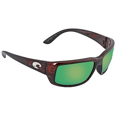 Costa Del Mar Fantail Medium Fit Blue Mirror Glass Rectangular Polarized Sunglasses TF 11 OBMGLP ...