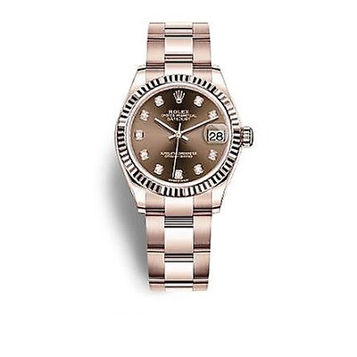 Rolex Datejust 31 Automatic Diamond Silver Dial Ladies Watch 278243SRDO ...