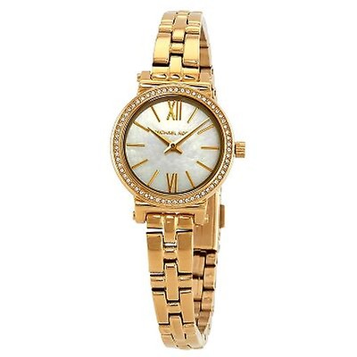 Michael Kors Mini Darci Champagne Dial Gold-tone Ladies Watch MK3295 ...