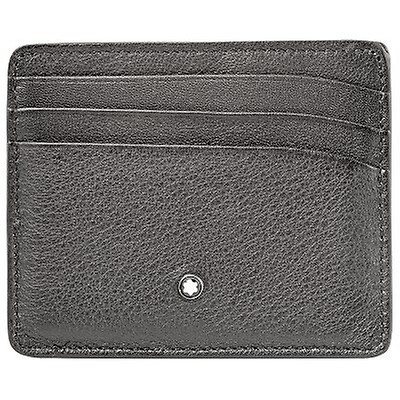 Montblanc Meisterstuck Selection Black Leather Pocket Credit Card ...