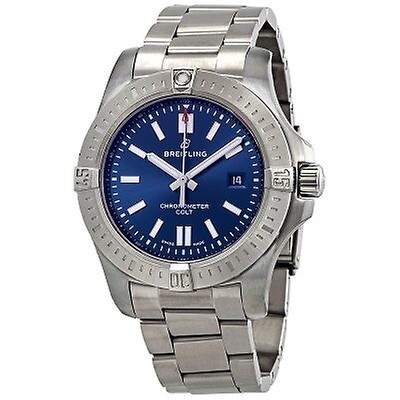 Breitling Pre-owned Breitling Colt GMT Men's Watch A3235011-G567SS ...