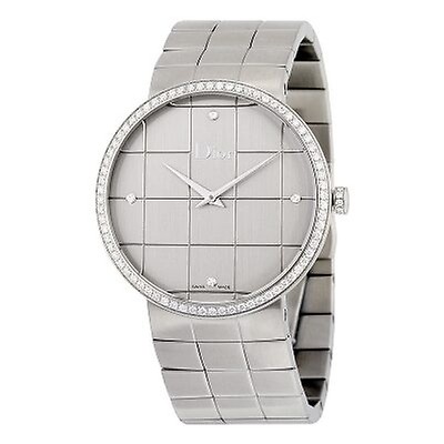 Fendi Crazy Carats Silver Dial Ladies Diamond Watch 