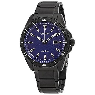 citizen eco drive black and blue