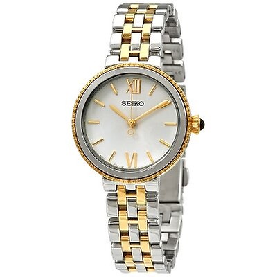 Seiko Conceptual Quartz Silver Dial Two-tone Ladies Watch SXDF59 SXDF59 ...