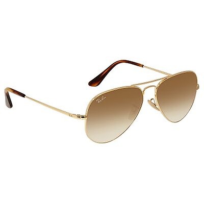 Ray-Ban Aviator Pink/Brown Gradient Men's Sunglasses RB3026 9001A5 62 ...