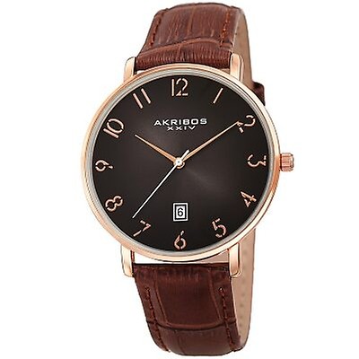 Skagen Grenen Quartz Silver Dial Brown Leather Men's Watch SKW6458 ...