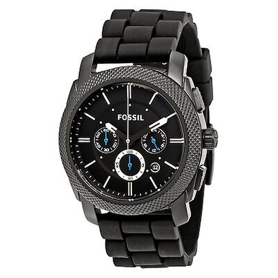 Fossil Dean Black Dial Black PVD Stainless Steel Automatic Men's Watch ...