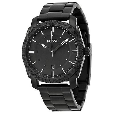 Fossil Nate Chronograph Black Dial Black Ion-plated Men's Watch JR1354 ...