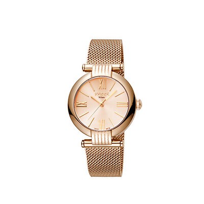 Fossil Jesse Crystal Rose Gold Dial Ladies Watch ES3020 ES3020 - Fossil ...