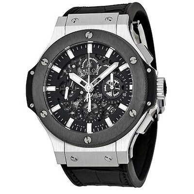 Hublot Big Bang Evolution Automatic Chronograph Black Carbon Fiber Dial ...