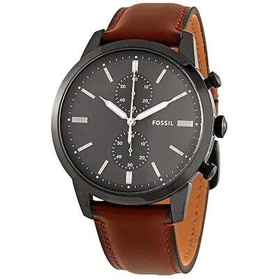 Fossil Townsman Chronograph Brown Satin Dial Men's Watch FS5437 FS5437 ...