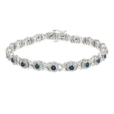Amour Sterling Silver White Diamond Bracelet JMS003287 JMS003287 ...