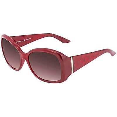 Salvatore Ferragamo Brown Gradient Rectangular Ladies Sunglasses SF666S ...