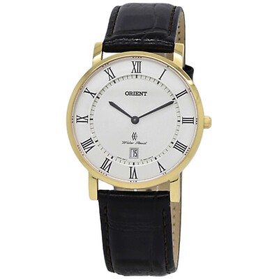 ancher cognac leather watch