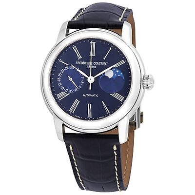 Frederique Constant Classic Wolrdtimer Automatic Dark Grey Dial Men's ...