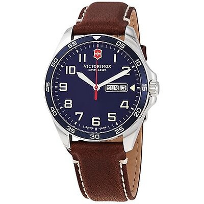 Victorinox Officer's Day Date Automatic Grey Dial Men's Watch 241547.2 ...