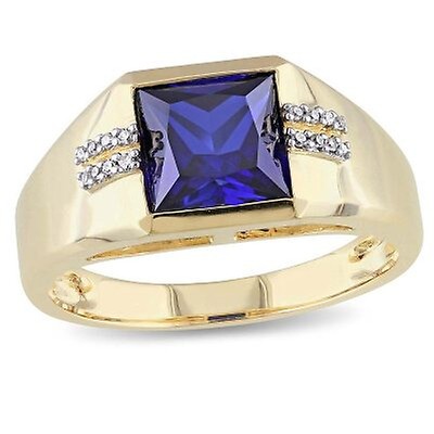 Amour 1/3 CT Diamond Row Men's Ring JMS003559-1300 - Mens Jewelry ...