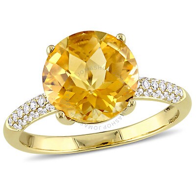 Amour 5/8 CT Diamond TW And 2 5/8 CT TGW Morganite - CN Fashion Ring ...