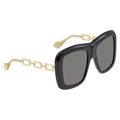 Gucci Black Square 58 mm Sunglasses GG0010S-001 58 889652047560 ...