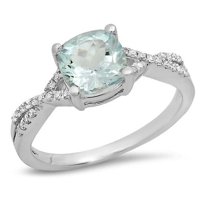 Amour Morganite, White Sapphire & Diamond Vintage Ring in 10k Rose Gold ...
