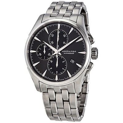 Hamilton Jazzmaster Automatic Chronograph Black Dial Men's Watch ...