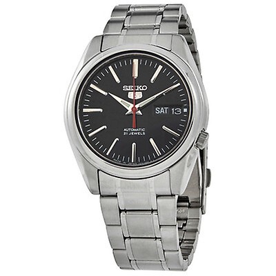 series 5 automatic black dial men's watch