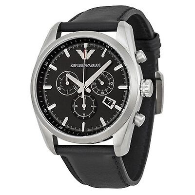 Emporio Armani Luigi Chronograph Black Dial Men's Watch AR11023 AR11023 ...