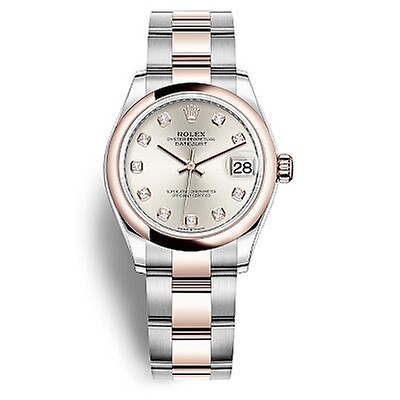 Rolex Datejust 31 Mother of Pearl Dial Automatic Ladies Steel and 18kt ...