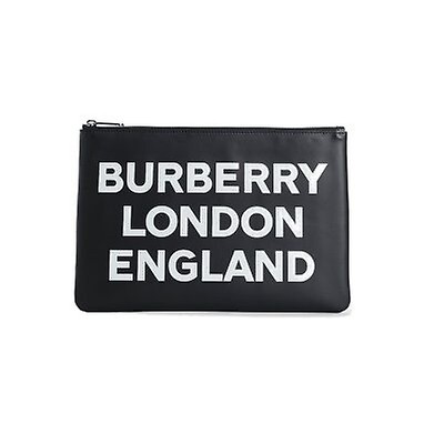 Burberry Splash Trench Leather Pouch- Rose 4067902 - Handbags, Burberry ...