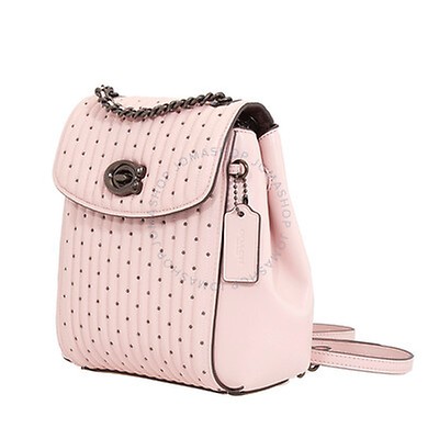 Michael Kors Ladies Logo Plaque Nylon Raven Backpack 30H9GRXB2C Michael Kors Ladies Logo Plaque Nylon Raven Backpack 30H9GRXB2C