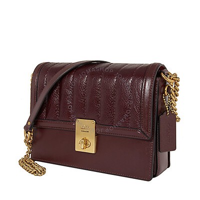 coach hutton snakeskin bag