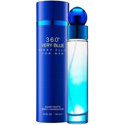 Perry Ellis 360 Very Blue by Perry Ellis, 3.4 oz EDT Spray for Men