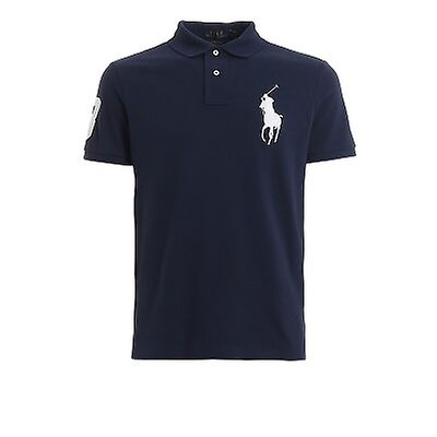 Polo Ralph Lauren Classics Men's Grey Embroidered Logo Polo Shirt ...